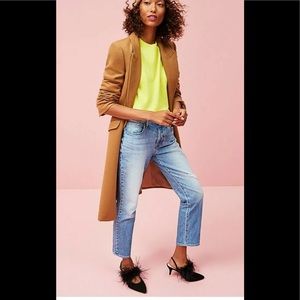 Loeffler Randall Juno Feather-Trim Mules NWT Sz 8